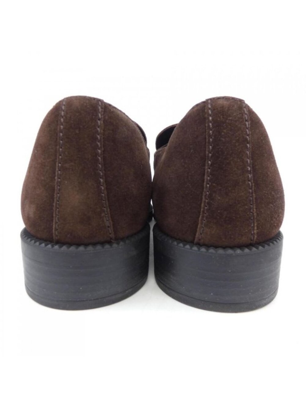 ★SOLD★ Prada Suede Loafers Triangle Logo 1 D329 N Shoes - Picture 6 of 7